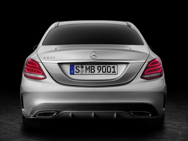 Mercedes w205 сзади