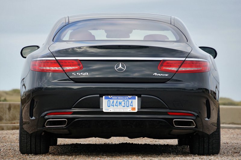 Mercedes s class Coupe сзади