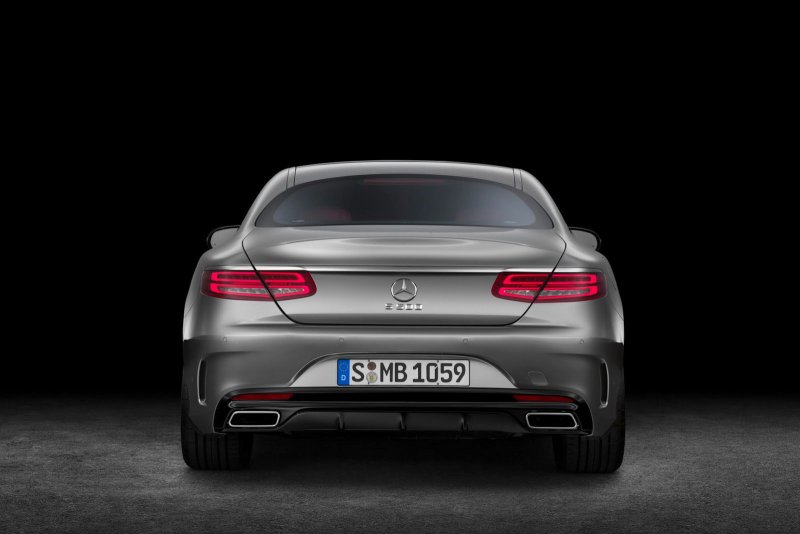 Mercedes s class Coupe AMG сзади