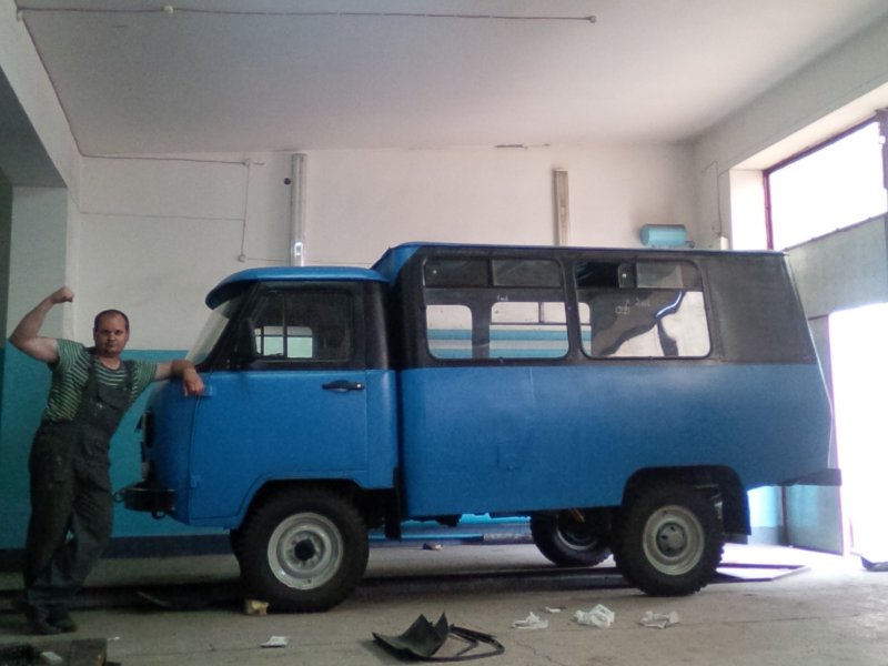 УАЗ 3303 будка вахтовка