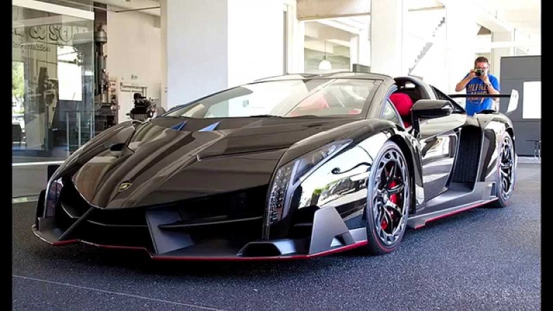 Lamborghini Veneno Roadster Black