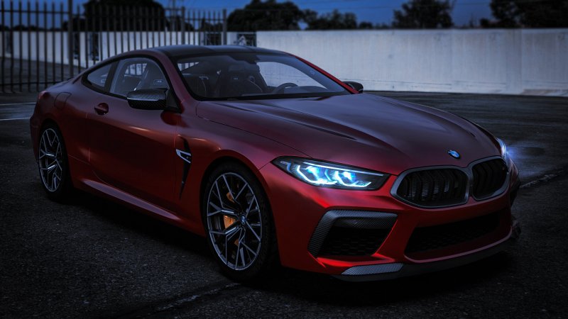 BMW m8 2021 Black