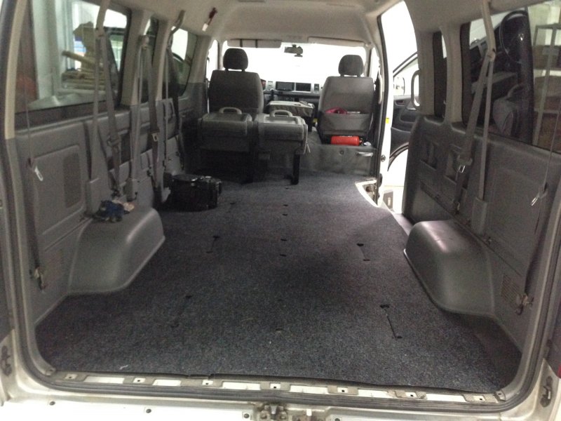 Hiace 200 габариты багажника