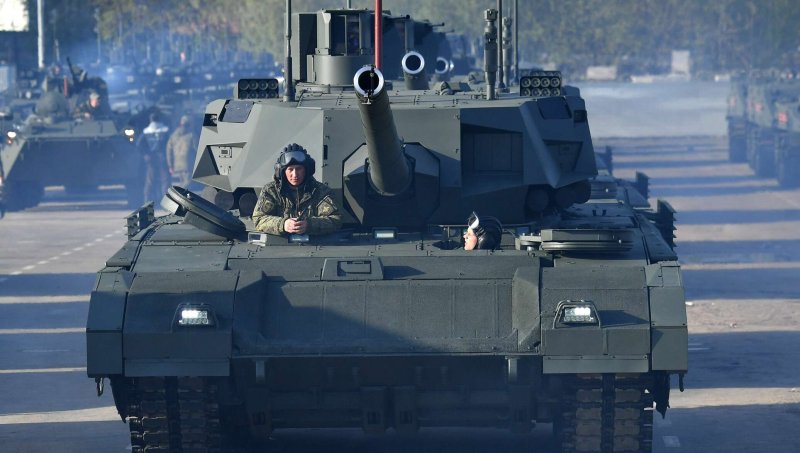 Российский танк т-14 "Армата" в Сирии