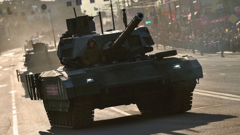 Т-14 Армата в бою