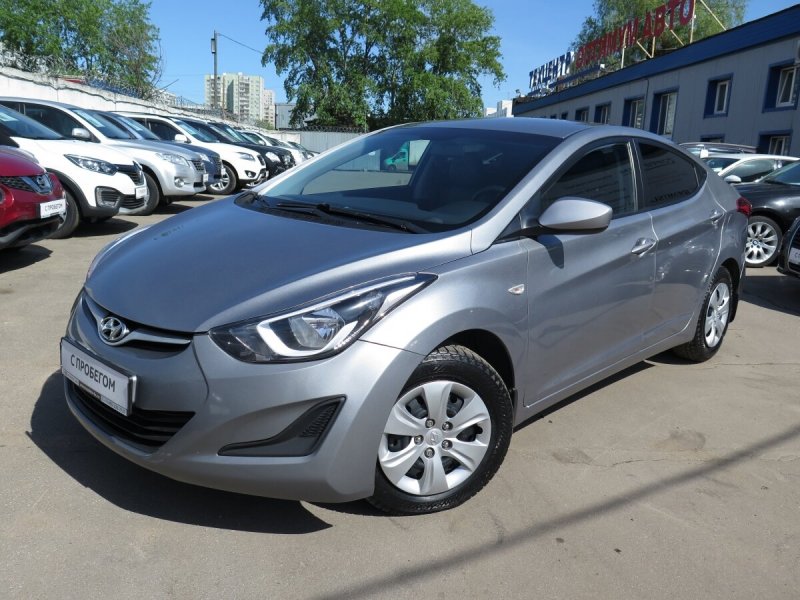 Hyundai Elantra 2014 серый