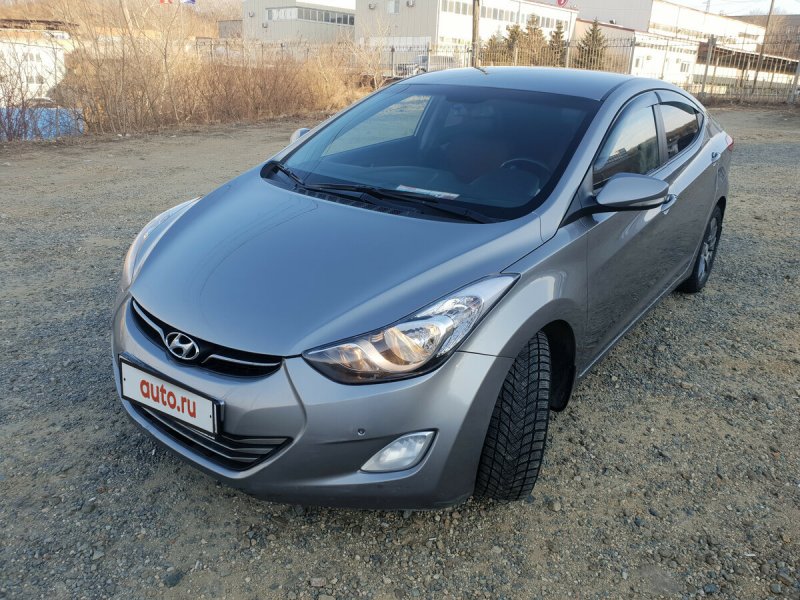 Hyundai Elantra серая