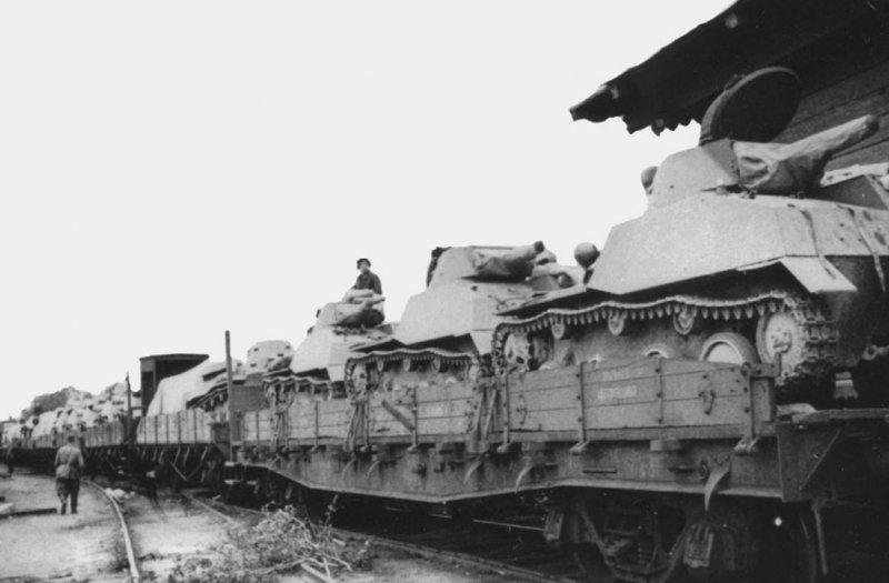 Эшелон танков т 34 1941 г