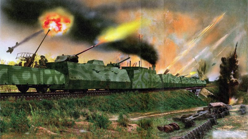 Бронепоезда Великой Отечественной войны