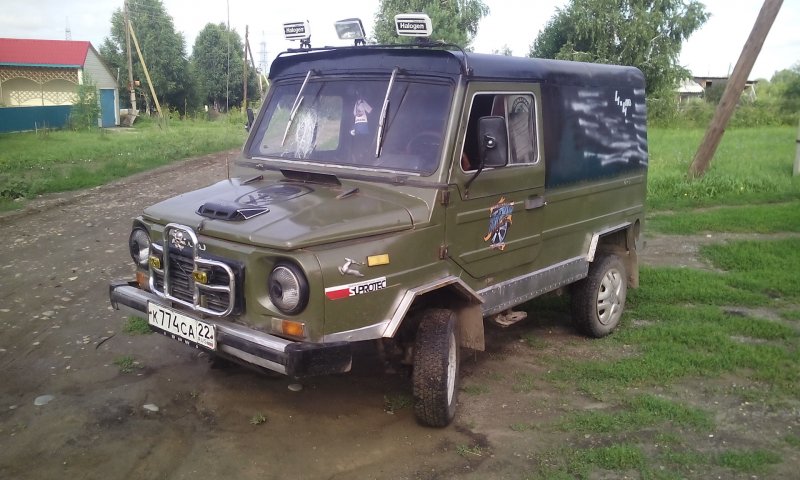 ЛУАЗ Луноход разбитый