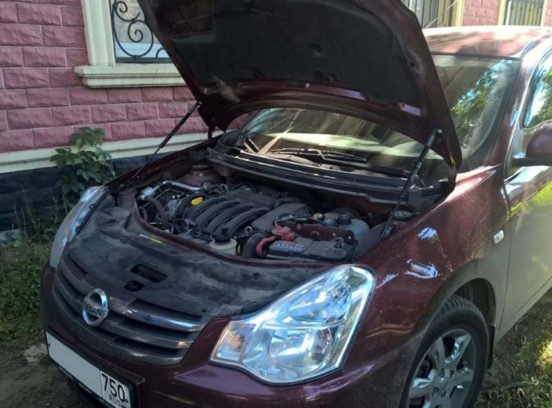 Nissan Almera g15 мухобойка