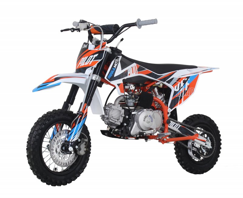 Питбайк Regulmoto Pilot 110ea 14/12 2020 черный / оранжевый