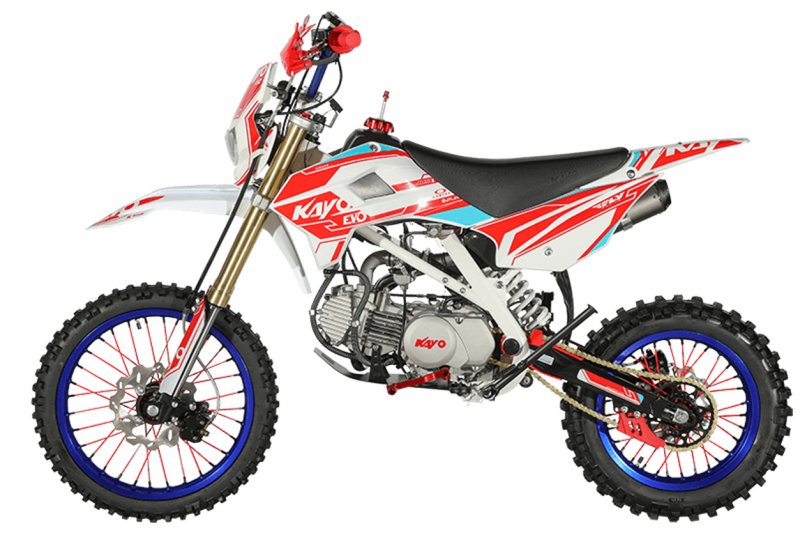 Питбайк Kayo Classic yx125ea 17/14 KRZ (П/автомат, Эл. Стартер 2020 г.)