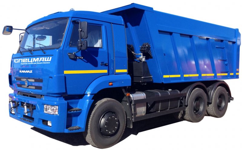 КАМАЗ 6520 белый синий