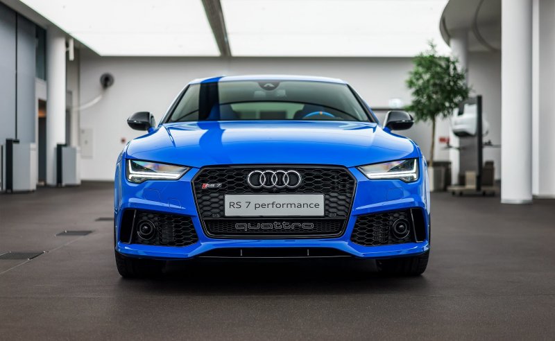 RS Audi rs7 синяя