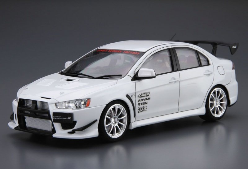 Mitsubishi Lancer Evolution x c-West Aoshima