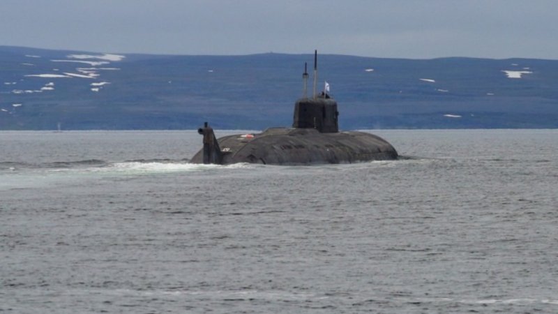 АПЛ Северного флота в Баренцевом море