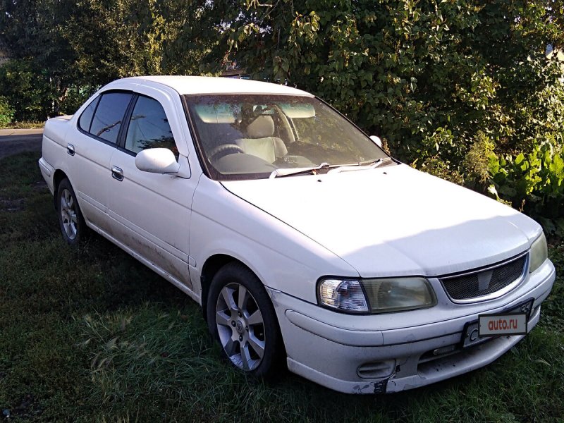 Nissan Sunny b15 белый