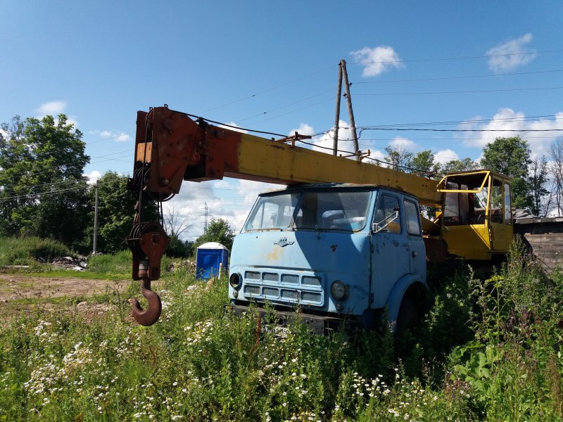 МАЗ 500 автокран Ивановец