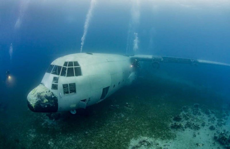 Подводный военный музей в Красном море