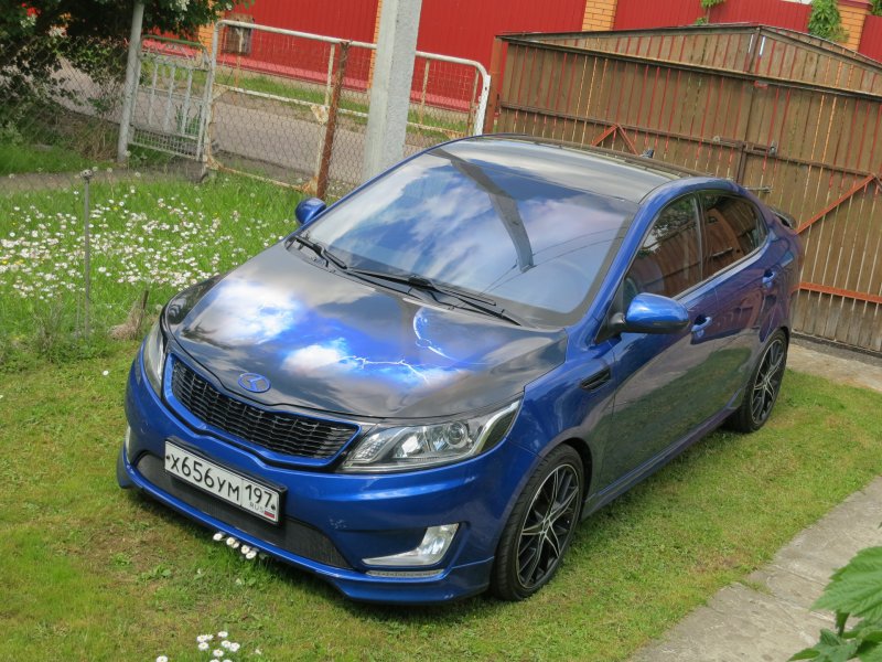 Kia Rio тюнингованный