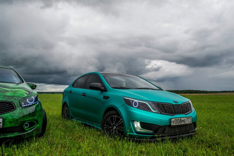 Kia Rio в пленке