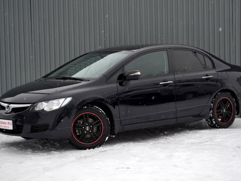 Honda Civic 2008 седан черный