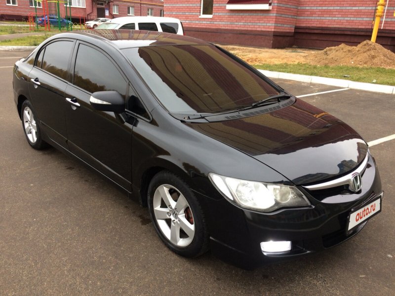 Honda Civic 8 седан черный
