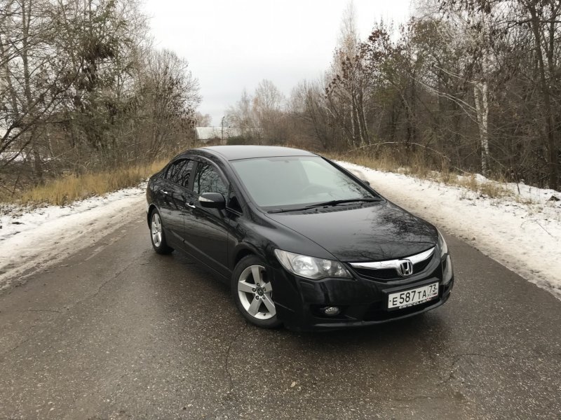 Honda Civic 4d черный