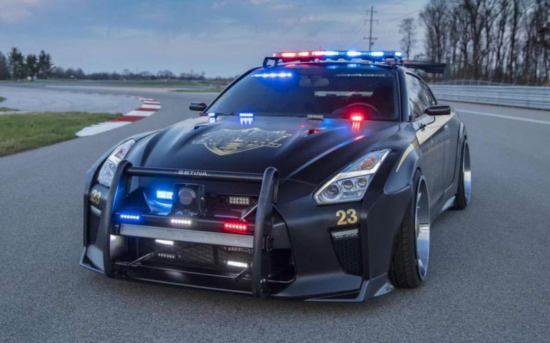 Nissan GTR r35 Police