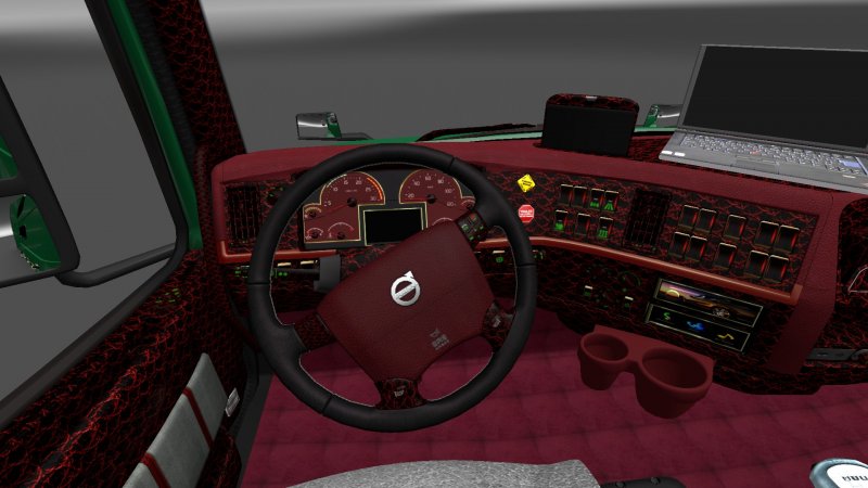 Volvo 780 грузовик салон
