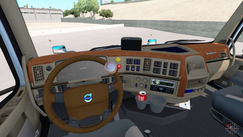 Volvo 780 грузовик салон