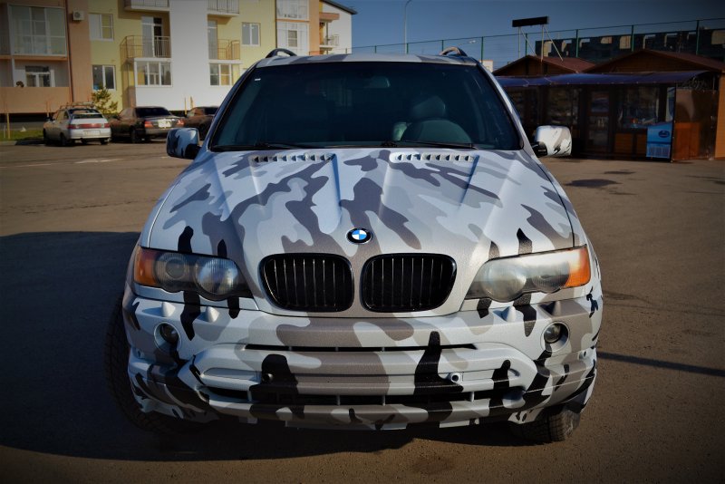 Камуфляж на БМВ x5 e70