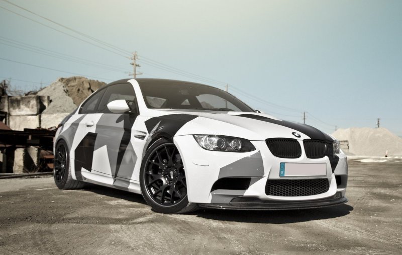 BMW m4 камуфляж