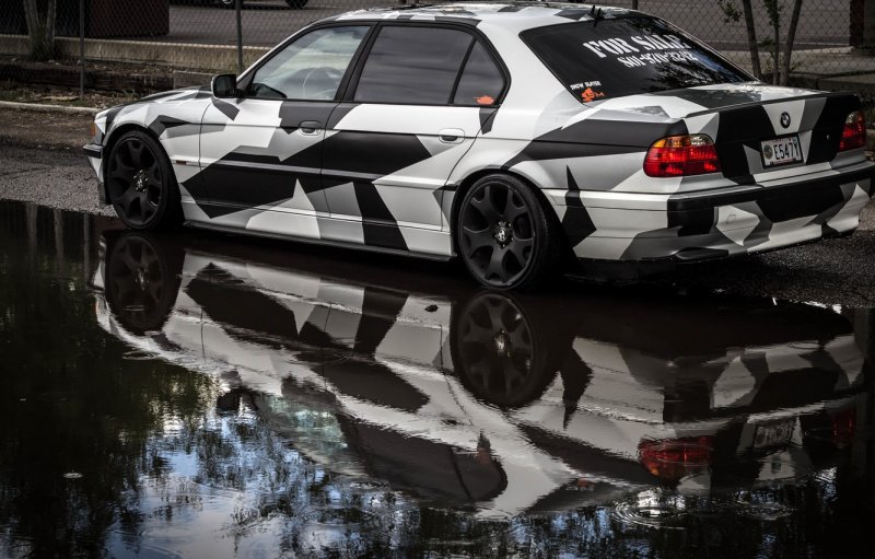BMW e39 камуфляж