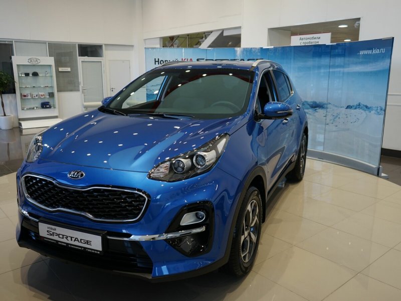 Kia Sportage 2019 синий
