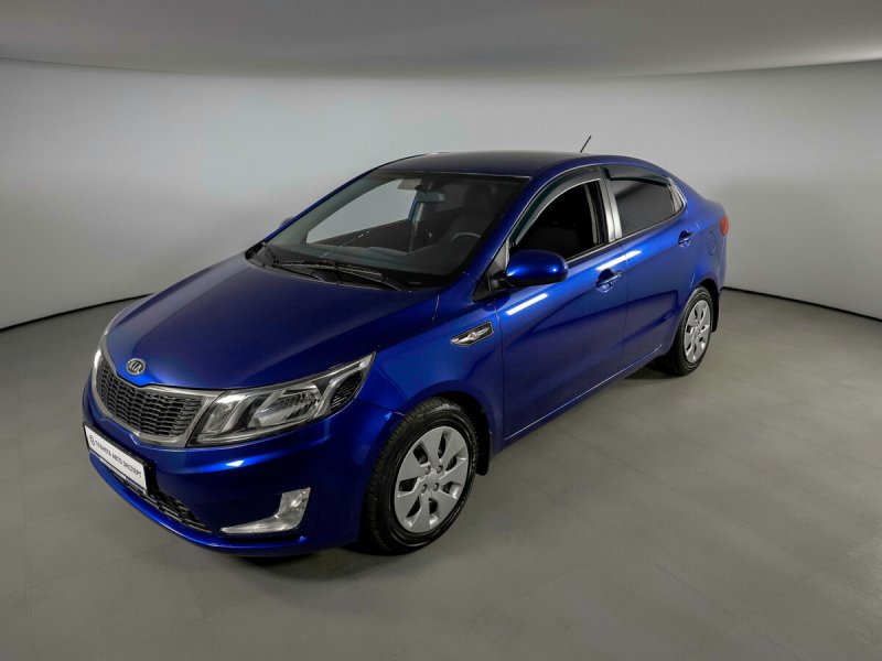Kia Rio 4 синий