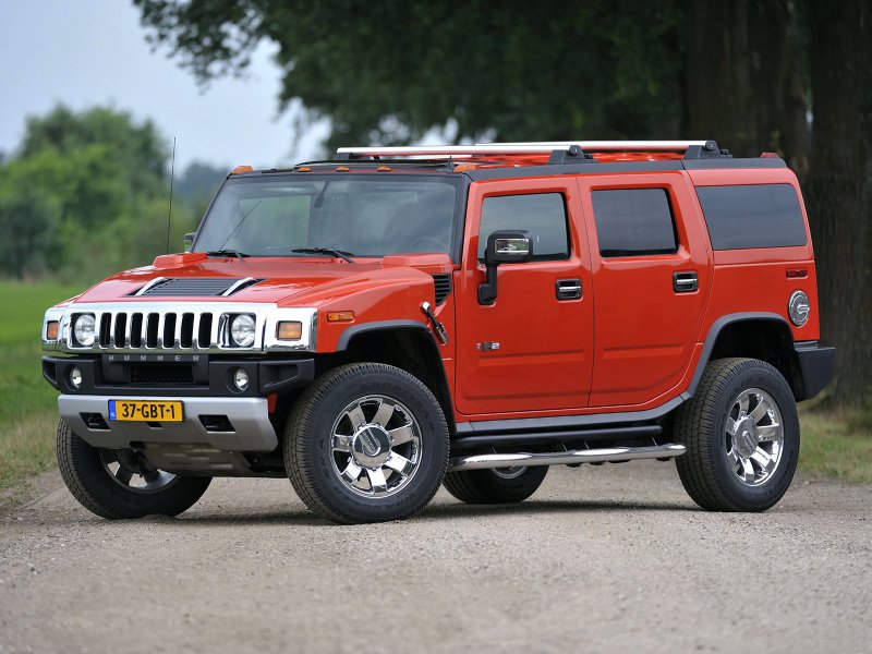 Hummer h2 SUV Red 2007