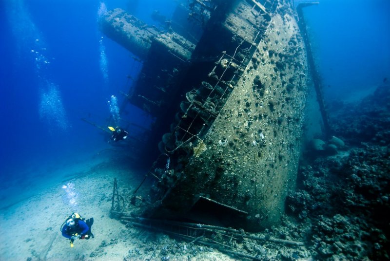 Корабль SS Thistlegorm, красное море