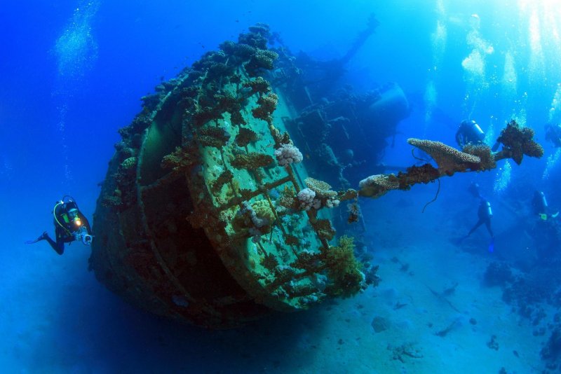 Корабль SS Thistlegorm, красное море
