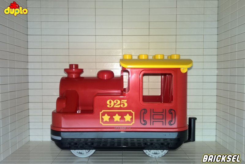 Лего Duplo красный поезд