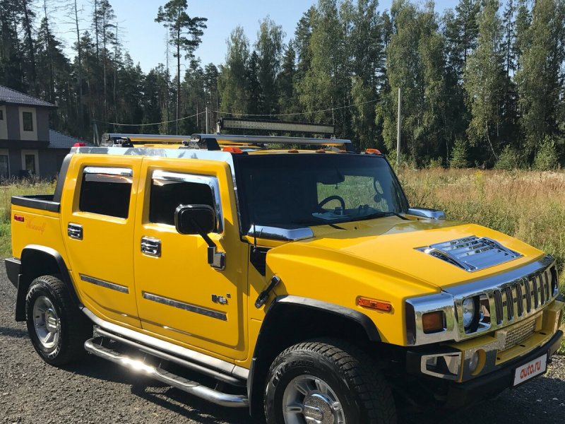 Hummer h2 желтый