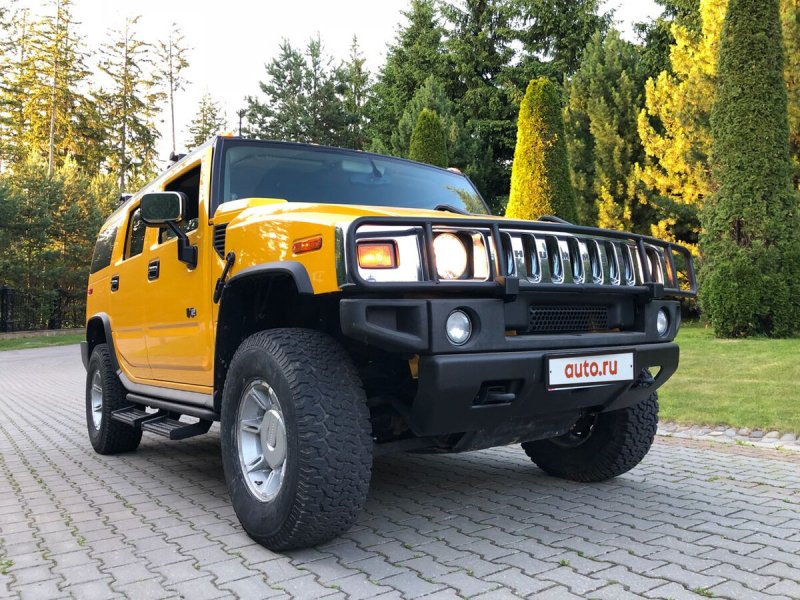 Hummer h2 желтый