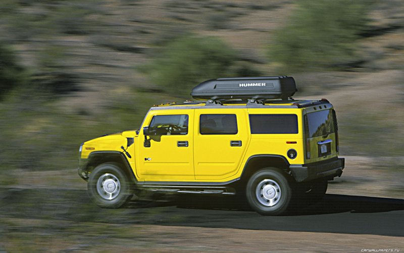 Hummer h2 желтый