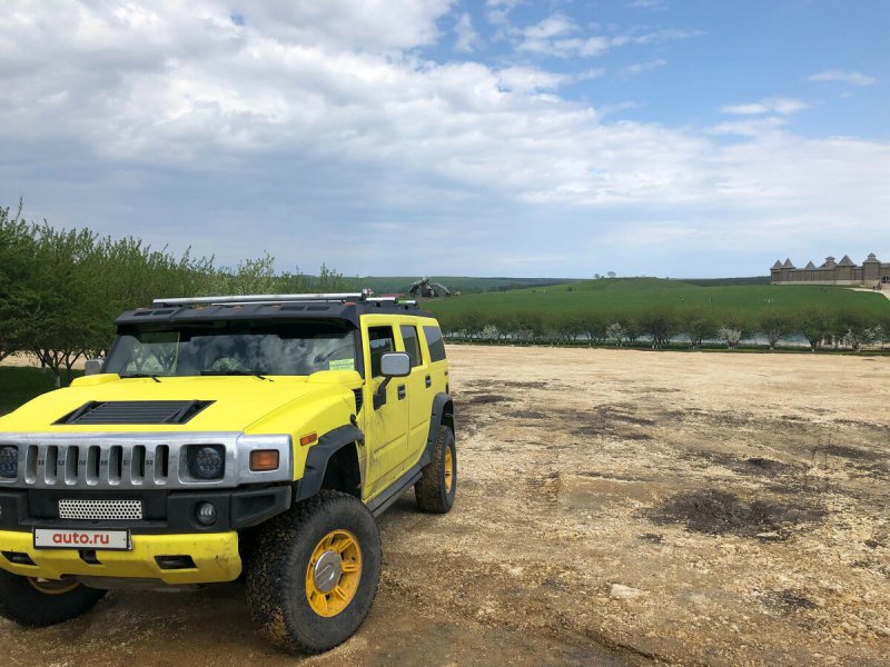 Hummer h2 желтый