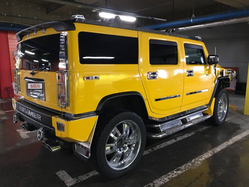 Hummer h2 желтый s19