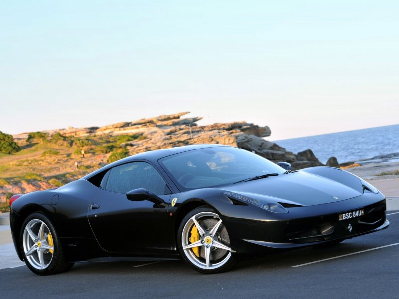 Ferrari 458 Italia Black Tuning