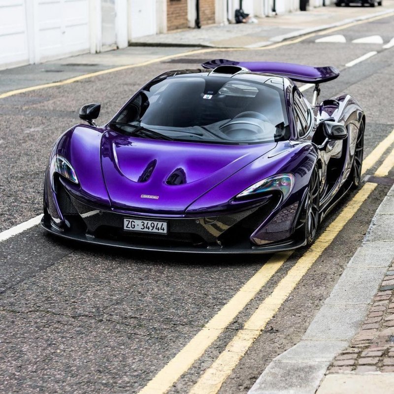 MCLAREN p1 фиолетовый