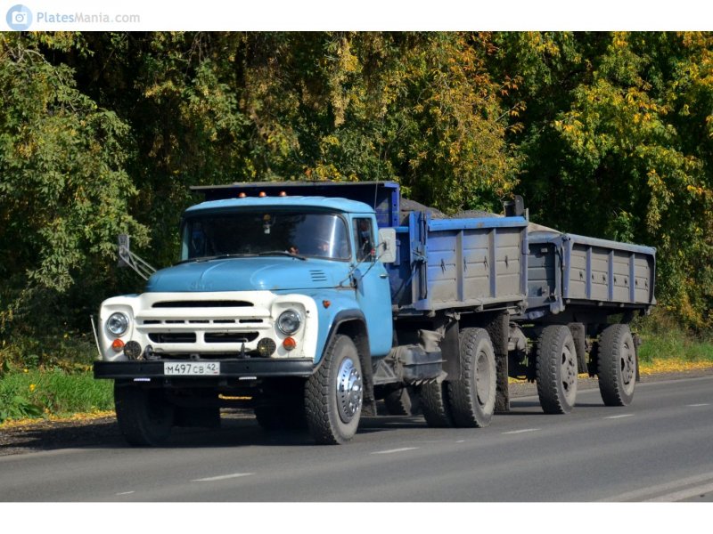 ЗИЛ ММЗ 554 С прицепом