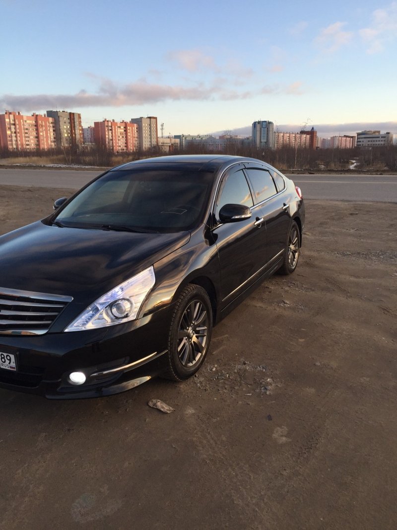 Nissan Teana 2008 черная